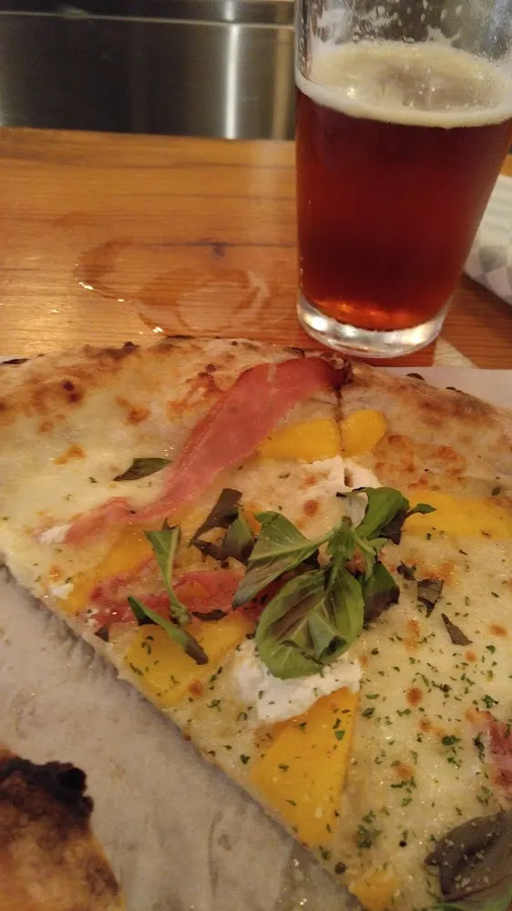 Peach Pizza